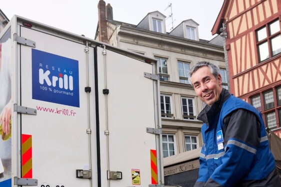 chauffeur en livraison sans logo