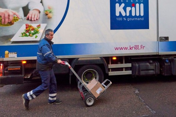 Chauffeur en livraison sans logo